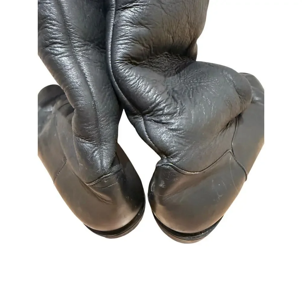 Terra Australia Shearling black boots 7.5